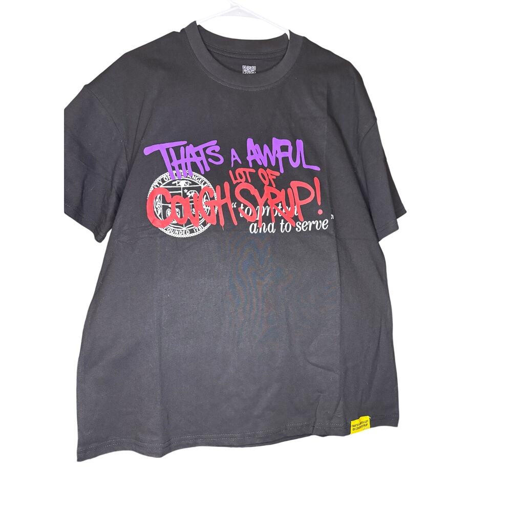 NEW Sz. M - Awful Lot Of Cough "Protect and Serve" (Blk)